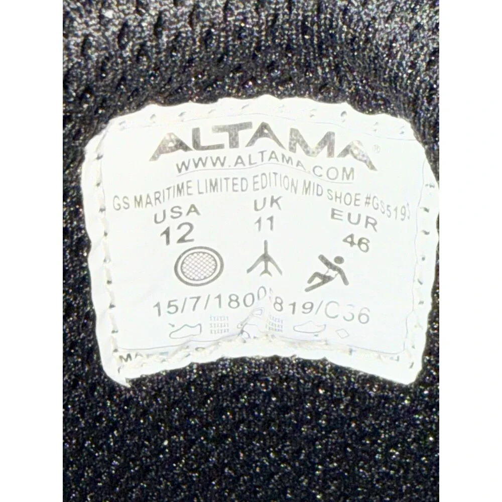 Altama Maritime Assault Low Tactical Shoe Men's Size 12 Black Multicam Camo - Picture 7 of 15